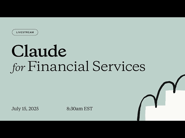 Claude for Financial Service