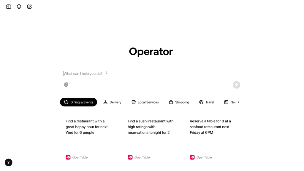 ChatGPT Operator